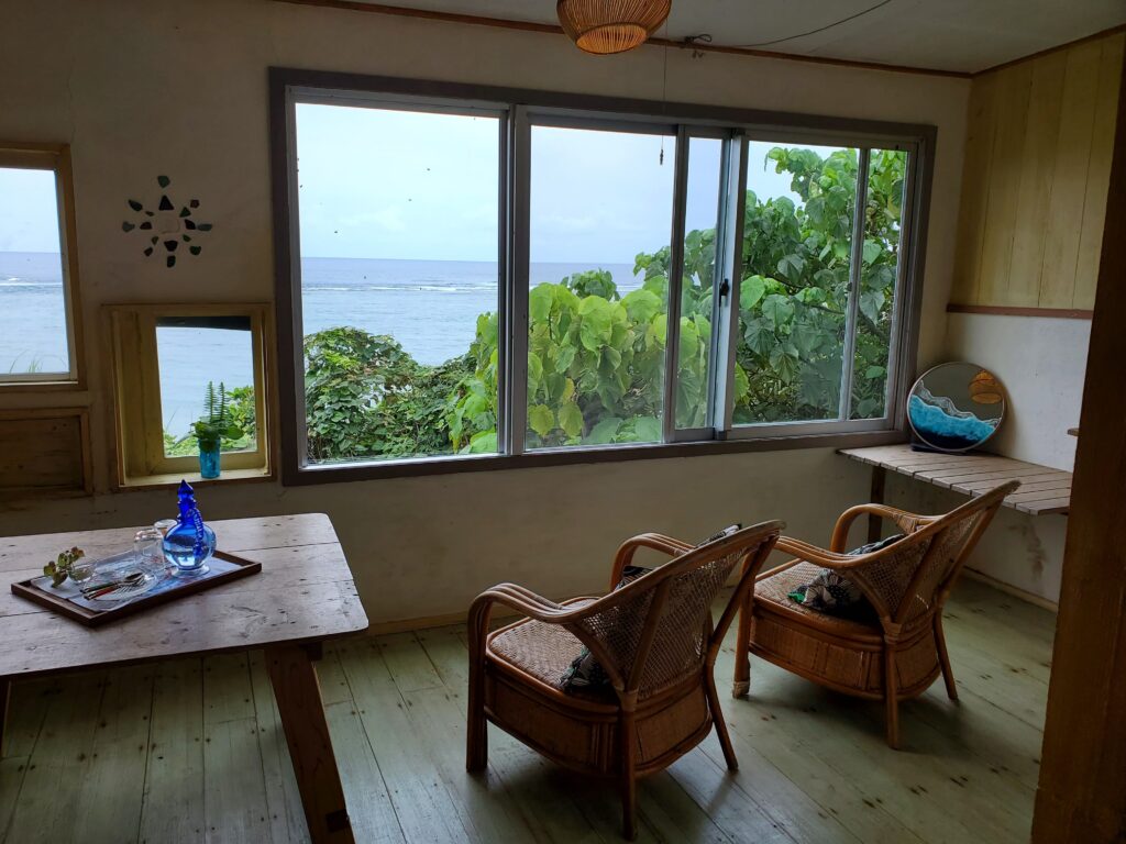 部屋から見える景色