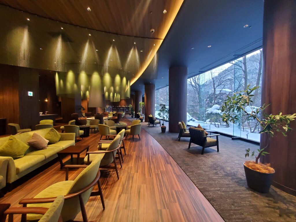 大江戸温泉物語Premium岩手花巻のラウンジ