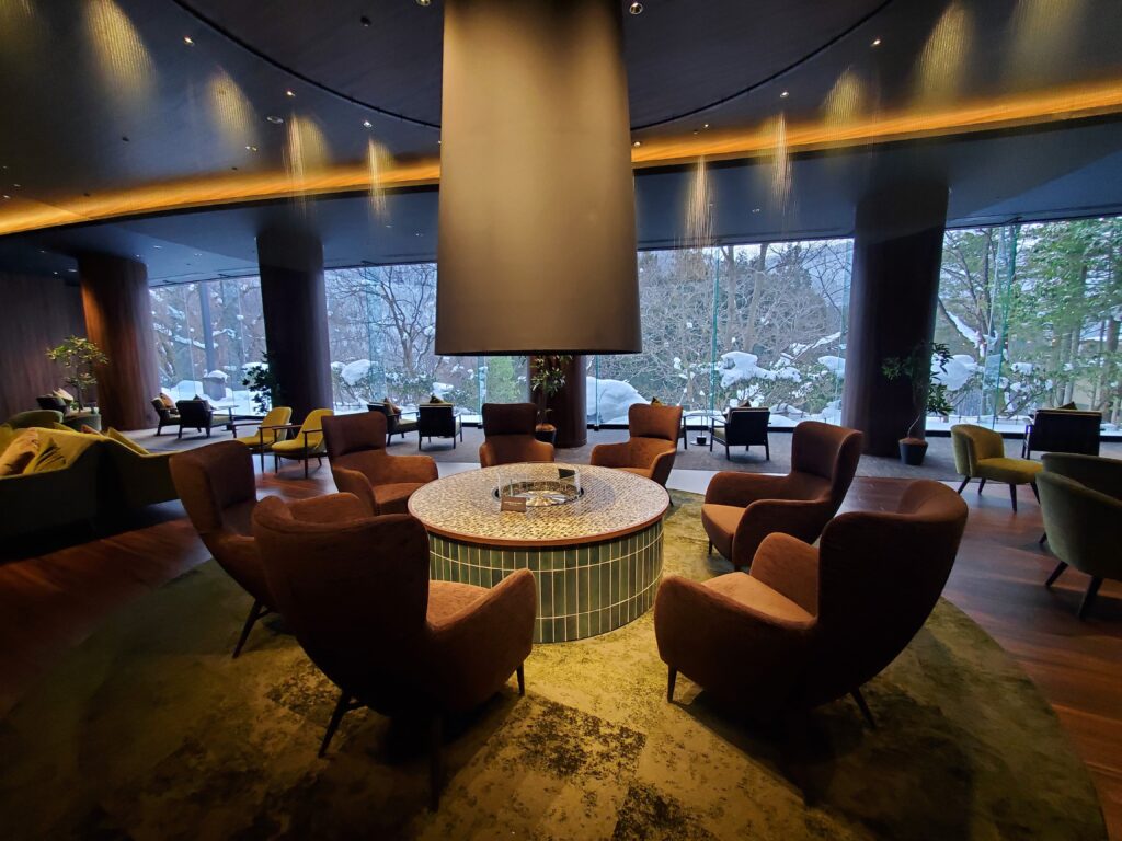 大江戸温泉物語Premium岩手花巻のラウンジ