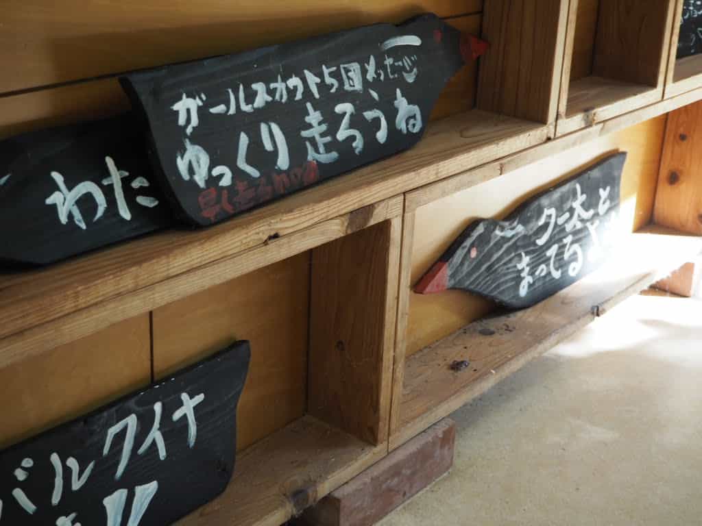 ヤンバルクイナを守る看板