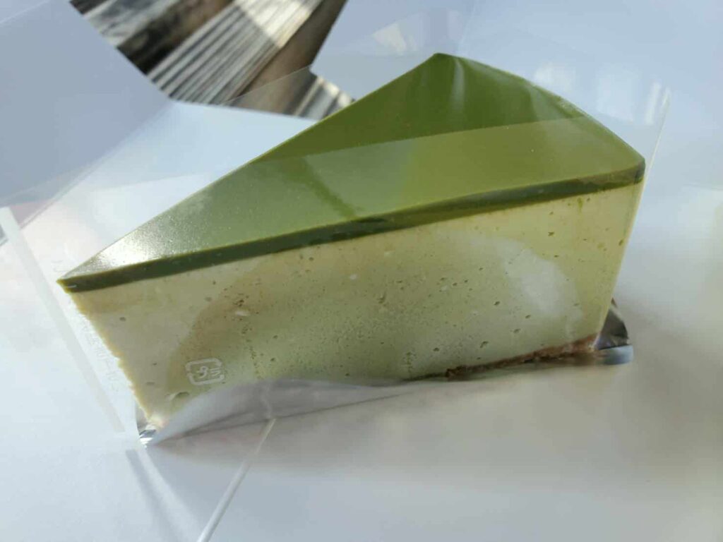 抹茶のチーズケーキ
