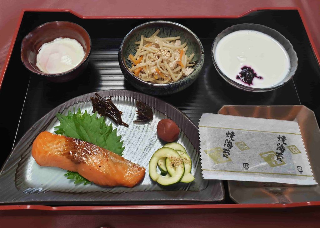 別荘佳景の朝食メニュー