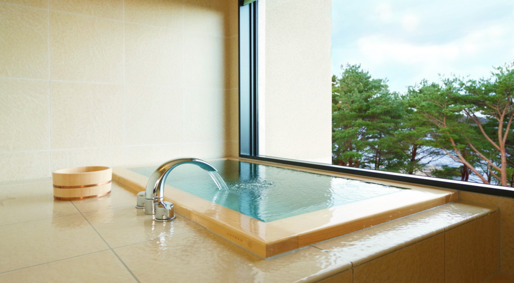 浄土ヶ浜パークホテル　風呂付きの客室